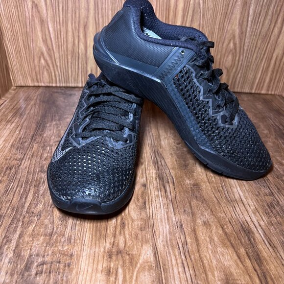 Nike Metcon 6 Black Metallic Silver CK9388-001 Men's Training Shoes size 6 - Picture 4 of 6